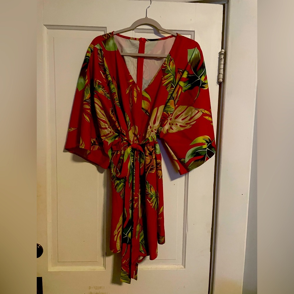 Tropical short outfits.